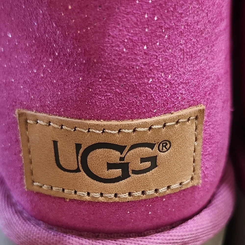 Pink UGG Shearling Boots - Picture 2 of 11